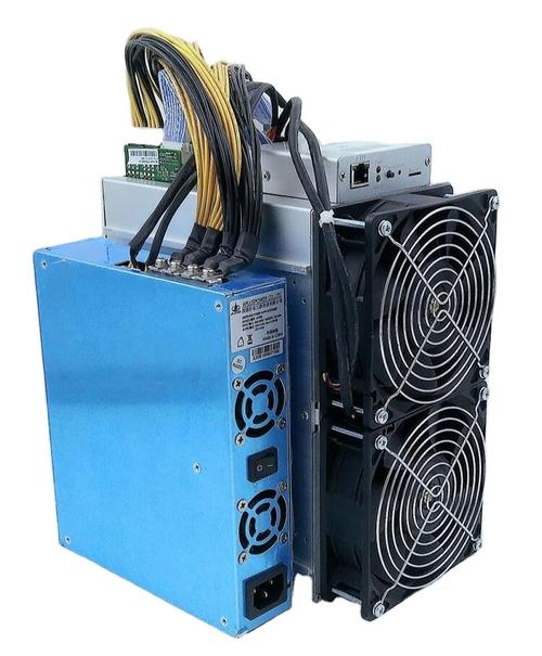 A close-up view of a low-power mining rig optimized for Bitcoin mining